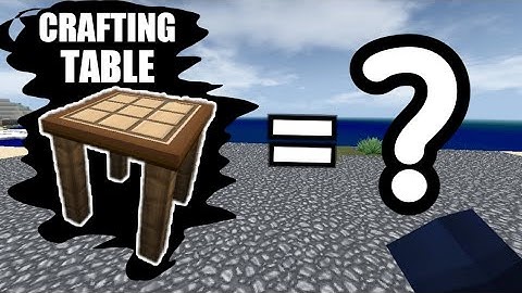 How to use CRAFTING TABLE in Mini block Craft 3D