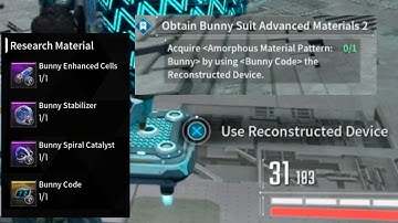 How to acquire "BUNNY CODE" by interacting with "RECONSTRUCTED DEVICE" The first Descendant (Guide)