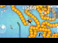 Snake.io🪱 game🎮 1st rank high score gameplay @suryakumar-20 