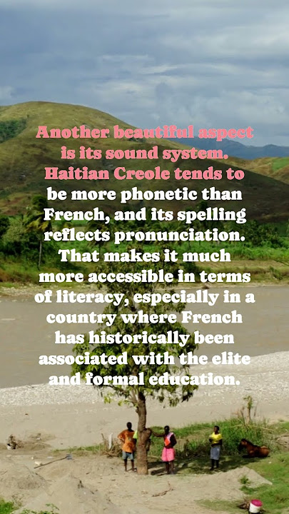 Haitian Creole 101: Language Born from Survival 💪🏾📜🧠  #SpeakCreole #HaitiHistory  #CreoleCulture