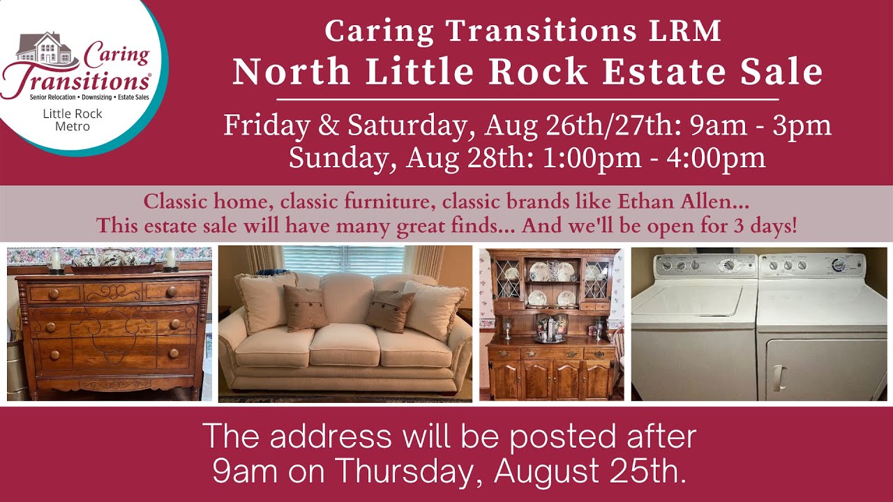 Caring Transitions North Little Rock Estate Sale YouTube