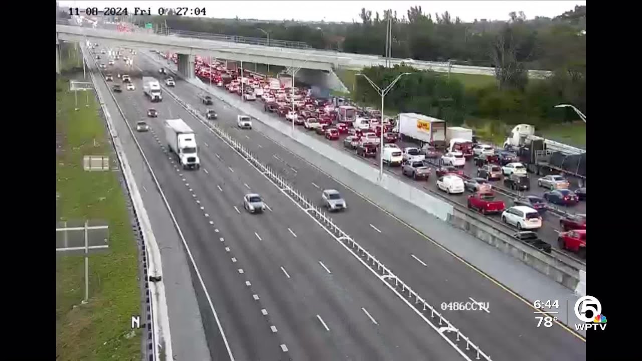 Fatal crash shuts down multiple northbound lanes of Interstate 95 in ...