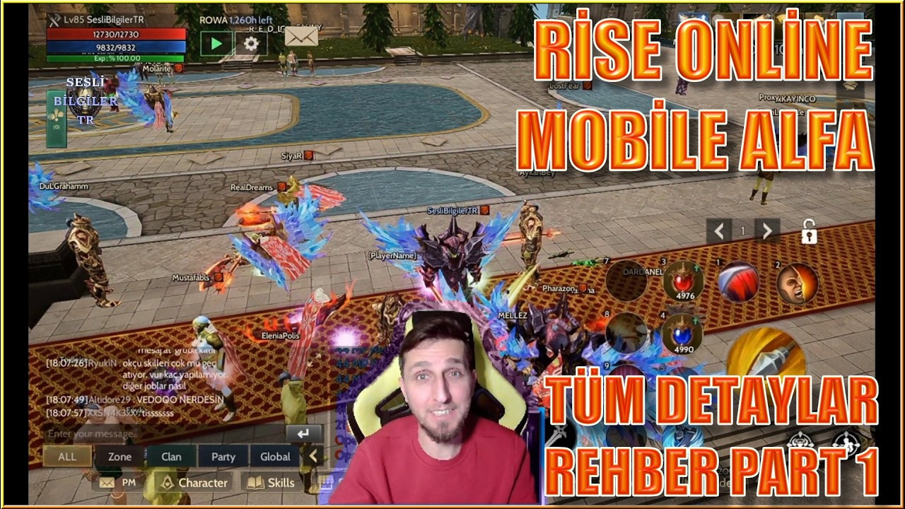 Rise Online MOBİLE İlk Deneyim ALFA Online Giriş Yap Dene Tüm Detaylar Video'da REHBER SBTR