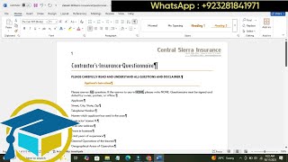 Word 2024 In Practice - Ch 2 Guided Project 2-1 |Word 2021 Ch 2 Guided Project 2-1 Help Guide Part 1