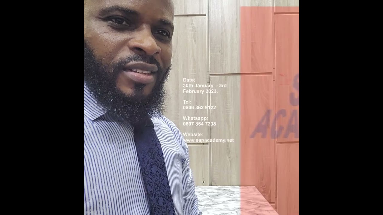 SAP Training in Abuja YouTube