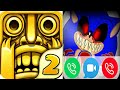 Temple Run 2 Vs Crazy SONIC EXE Call Prank 