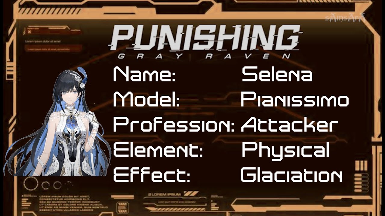Punishing-Gray Raven: Chia sẻ về Selena-Pianissimo