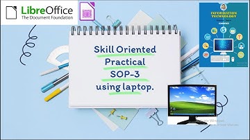 12th standard HSC (Commerce) Database concept using LibreOffice Base SOP-3 using Laptop