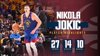 Nikola Jokić’s 27-14-10 Triple Double in Game 1 of NBA Finals Against Heat