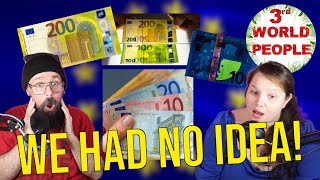 Celebrity 3rd WORLD PEOPLE DISCOVER SECRETS OF THE EURO | EUROPE REACTION Wealth