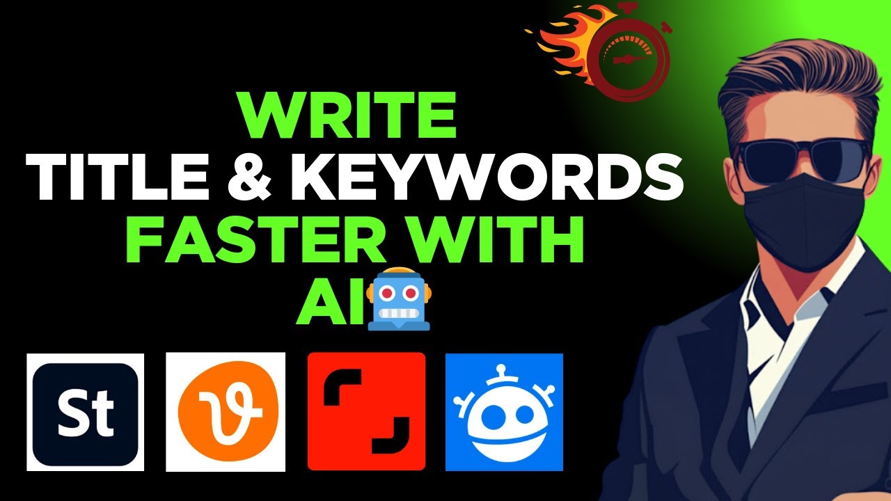 Write Titles & Keywords 100x Faster for Stock Images with AI