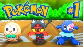 Pokemon SUN and MOON Episode 1 - Walkthrough Part #1 - LIVE w/ Ali-A!