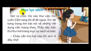 Mục lục sách | Tiếng Việt lớp 2 Tuần 16 | Sách chân trời sáng tạo