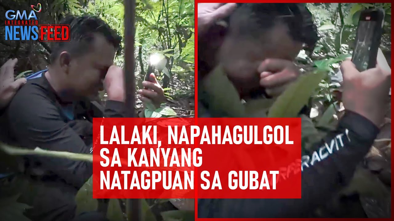 Lalaki, napahagulgol sa kanyang natagpuan sa gubat | GMA Integrated Newsfeed