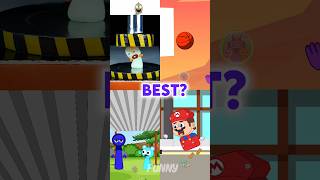 No Please Stop Stop 😭Poor mario #animation #minecraft #roblox #shorts #sprunki #mario #cartoon#funny