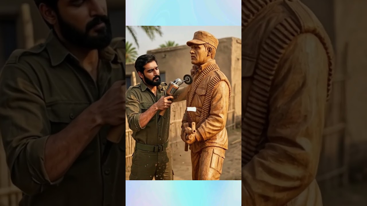 From Border to Border 2 🇮🇳 | Ahan Shetty Carving Sunil Shetty in Wood