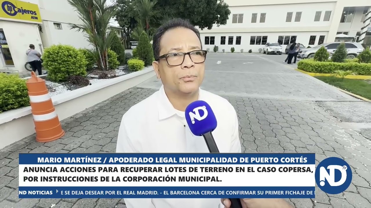 MARIO MARTÍNEZ / APODERADO LEGAL MUNICIPALIDAD DE PUERTO CORTÉS