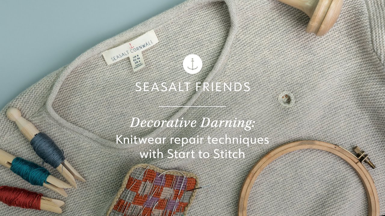 Decorative Darning With Start To Stitch YouTube decorative-darning-with-start-to-stitch-youtube