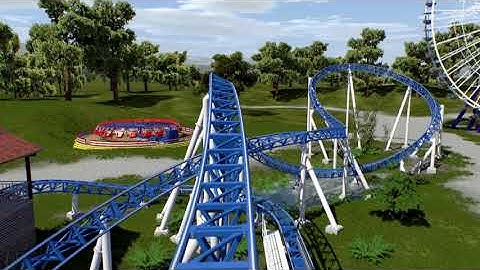 Reef Runner POV - Mack LSM Launched Family Coaster [NoLimits 2]