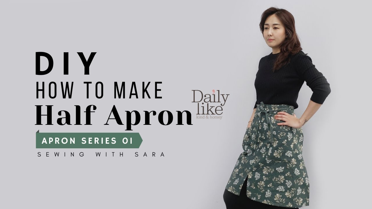 How to Make a Half Apron – WhatTheCraft