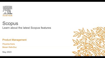 Elsevier Africa | Learn about the latest Scopus features