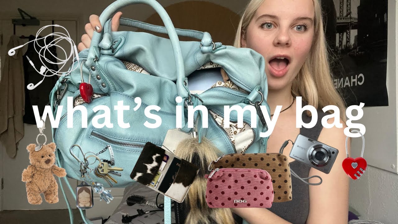 i got a new bag ! | what’s in my bag, bag charm tour + more! 