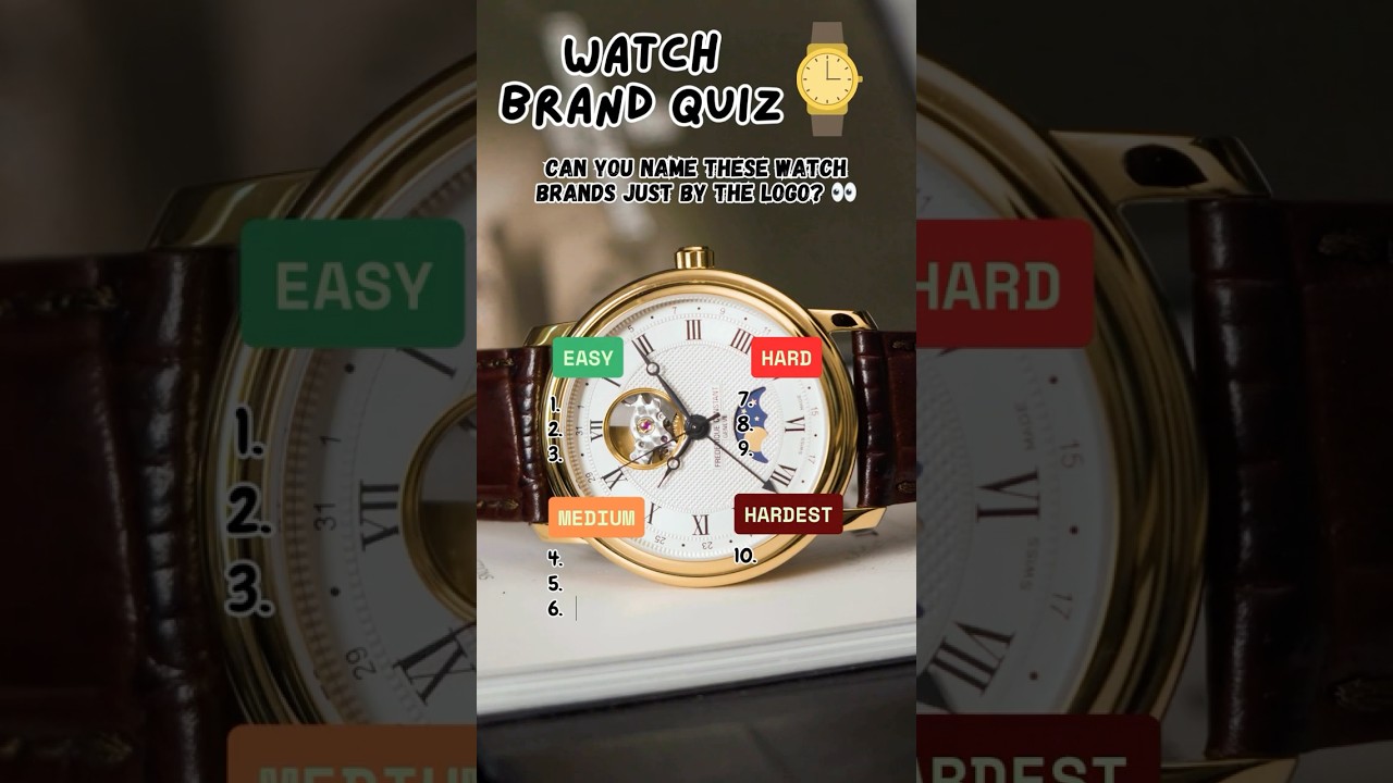 Can You Name These Watch Brands by Just the Logo?