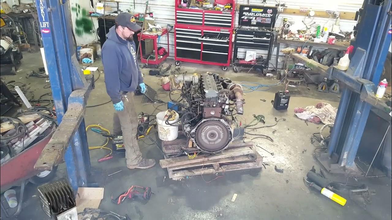 24v Cummins running stand alone - YouTube