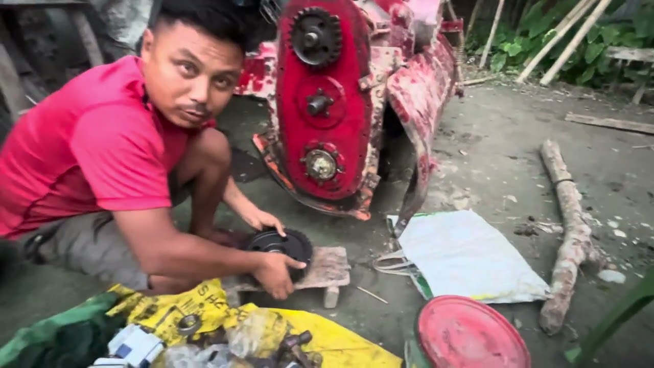 How to change Mahindra Rotavator Gear Box Bearing 🚜