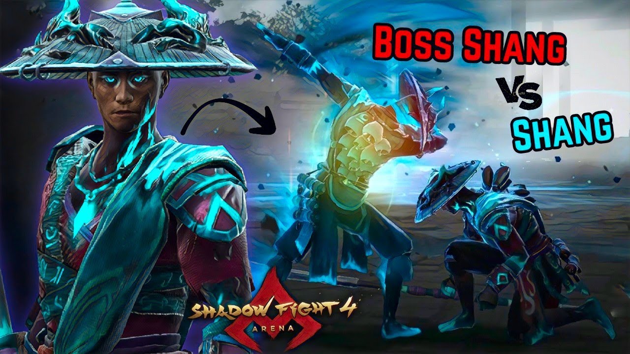 Evil Shang vs Shang the Monk😵 || Boss battle - Dynasty CH-1 Epic Fight ⚔️|| Shadow Fight 4 Arena