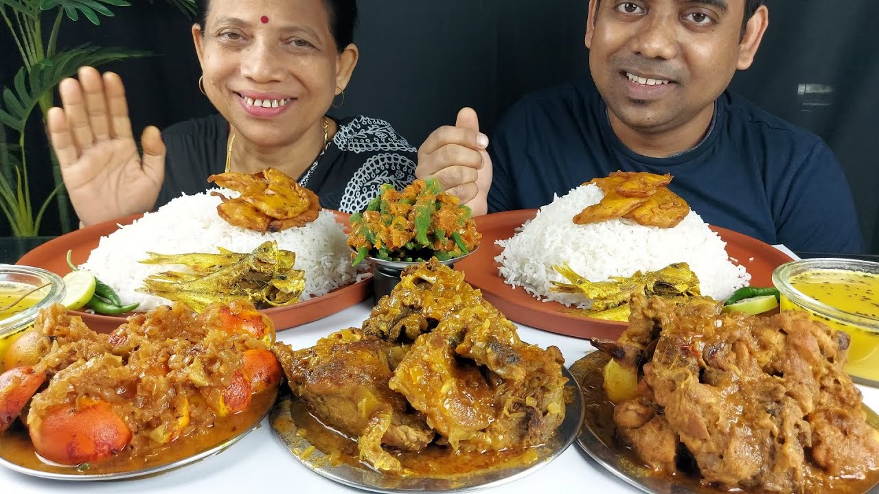 ASMR NONVEG FOOD MUKBANG MOTHER SON EATING SHOW
