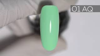 Gel polish № 01AQ | “Aquamarine” Collection by KODI PROFESSIONAL