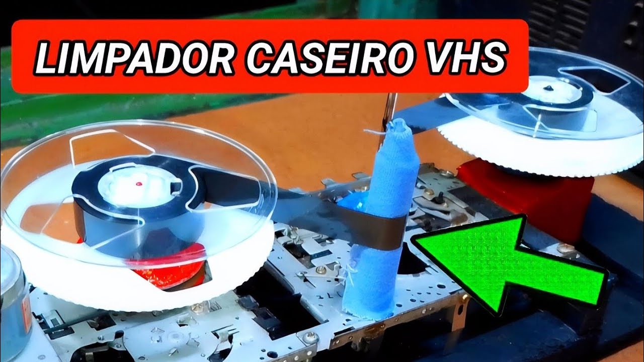 Como limpar fitas VHS mofadas com um limpador de fitas caseiro