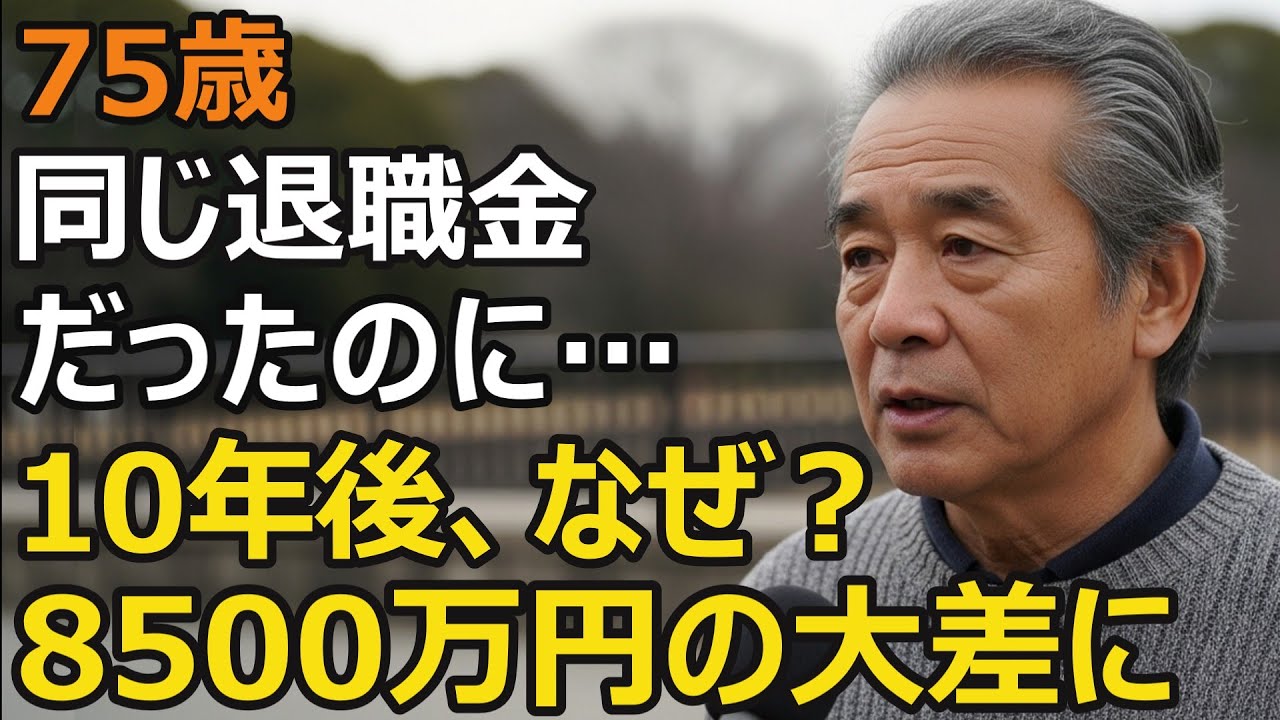 75歳男性、年金月17万円、貯金1500万円。同期は1億円、私は...同じ退職金だったのにとんでもない資産格差。なぜこんな差が？【シニア老後】
