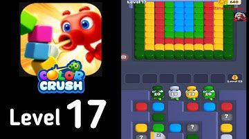 Color Crush level 17 Guide Walkthrough Solution