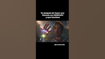 Cuando haces una fórmula con BUSCARV y funciona