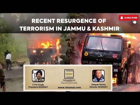 Recent resurgence of Terrorism in Jammu & Kashmir I NISSMAT I Terrorism I TRF