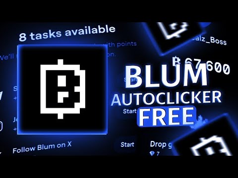 FREE BLUM BOT CLICKER | AUTOCLICK BLUM | NEW AUTOCLICKER BLUM