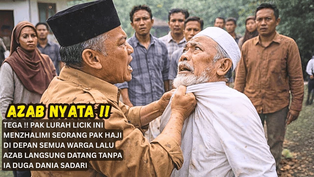 TRAGIS !! Pak Lurah Licik Ini Hancur Seketika Saat Doa Orang Terzalimi Dijawab Alloh dengan Azab