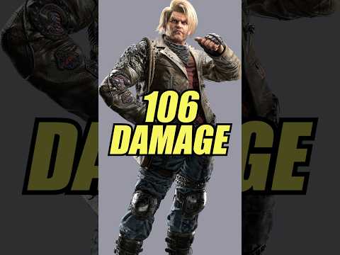 106 DAMAGE | Paul Phoenix Combo Tekken 8 Season 3 #tekken8 #shorts #youtubeshorts