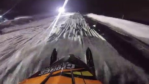 Jacob Gervais Night laps on the mod sled