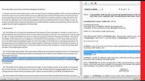Lexis for Microsoft Office Overview Demonstration