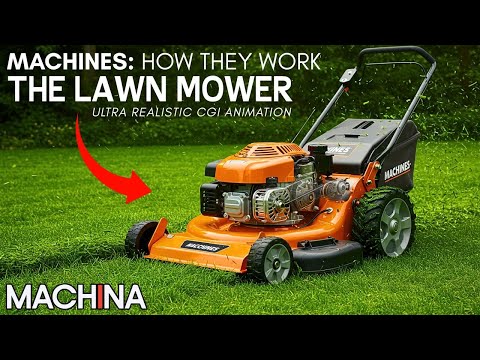 MACHINES: HOW THEY WORK - HOW A LAWN MOWER WORKS