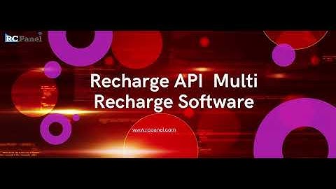 Mobile Recharge Software Portal for Multi Recharge Business | Recharge API  Multi Recharge Software