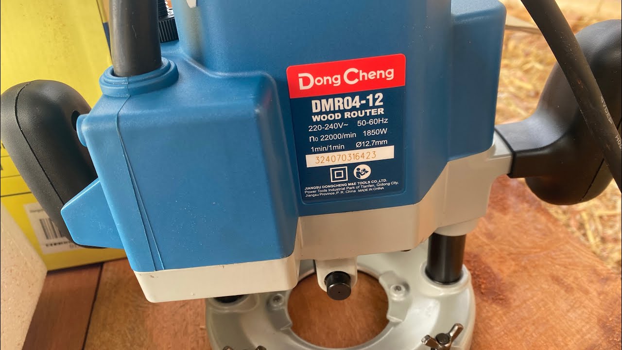 Dong Cheng DMR04-12 wood router unboxing| #dongcheng  #machine