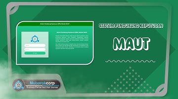 Source Code Aplikasi SPK Metode MAUT
