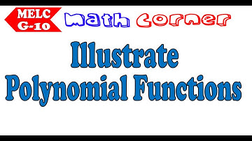 Illustrate Polynomial Functions | Second Quarter | Grade 10 MELC