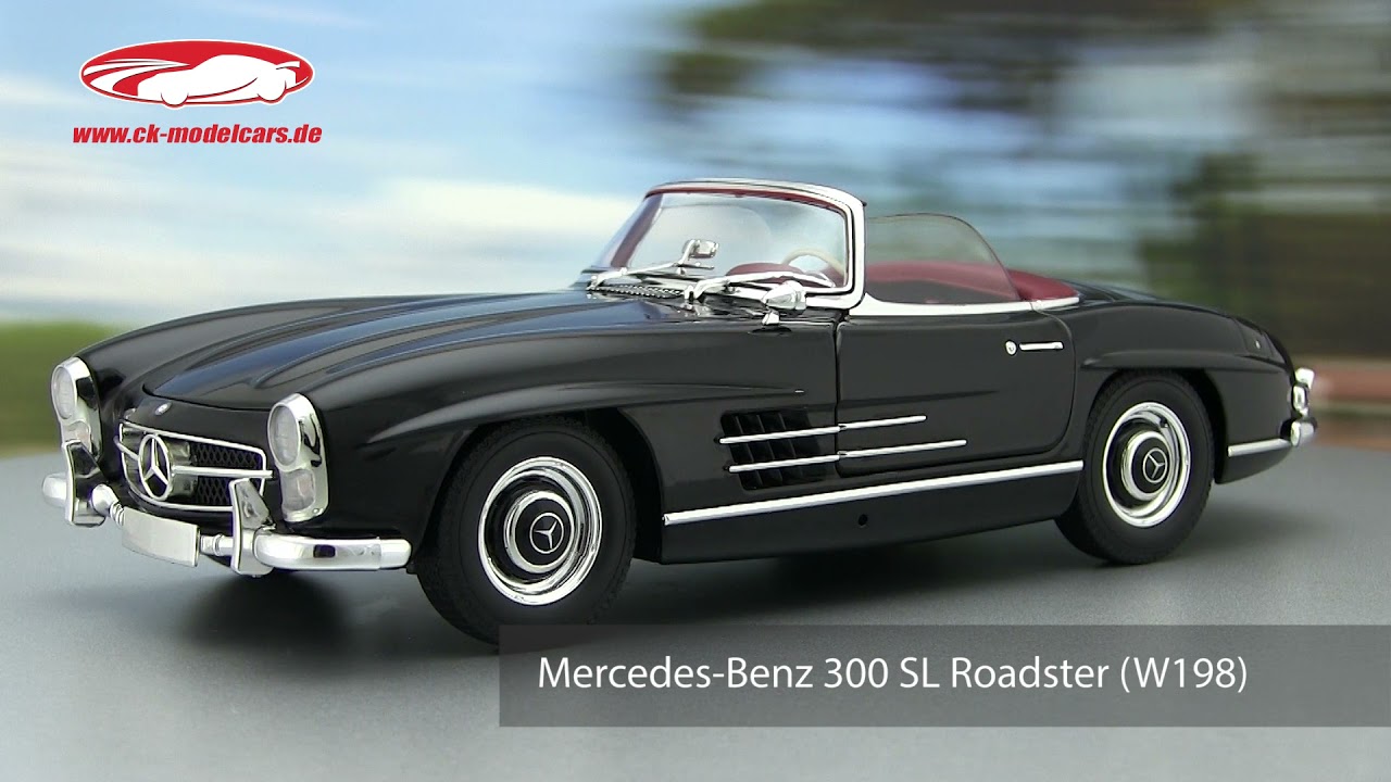 ck-modelcars-video: Mercedes-Benz 300 SL Roadster (W198) 1958
