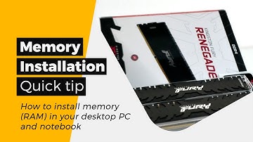 🛠Computer memory (RAM) installation and replacement - How to install memory - desktop PC & notebook