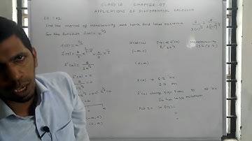 Class 12 Maths | Chapter– 7 | Applications of Differential calculus | Example: 7.51